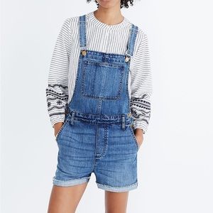 Madewell Adirondack Short Overalls